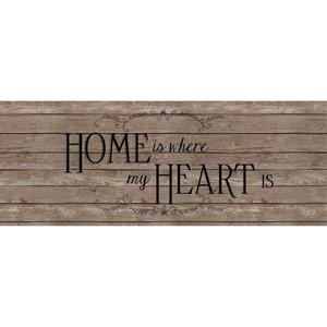 J&V Textiles Cloud Comfort Home Is Where Anti-Fatigue Kitchen Mat