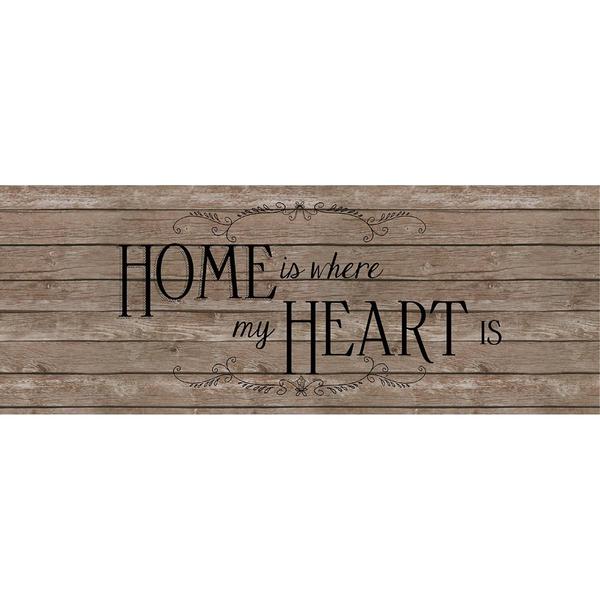 J&V Textiles Cloud Comfort Home Is Where Anti-Fatigue Kitchen Mat