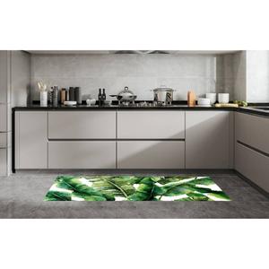 J&V Textiles Cloud Comfort Green Leaves Anti-Fatigue Kitchen Mat alternate view