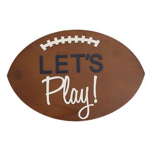 Little Love by NoJo Wood Football Wall Decor