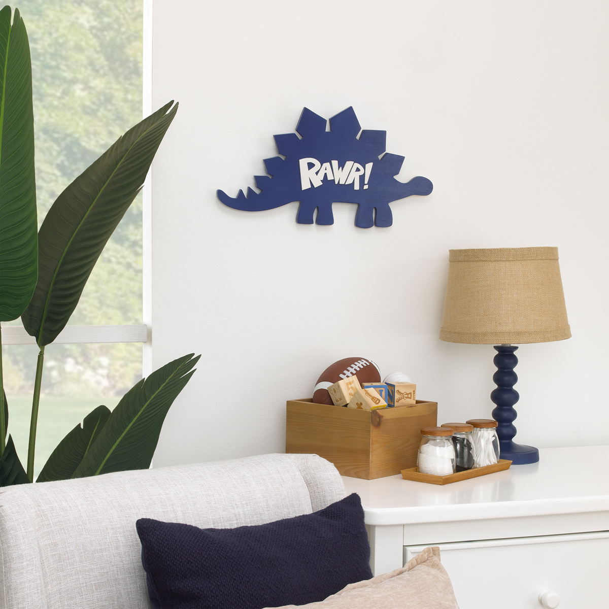 Little Love By NoJo Wood Dinosaur Wall Decor