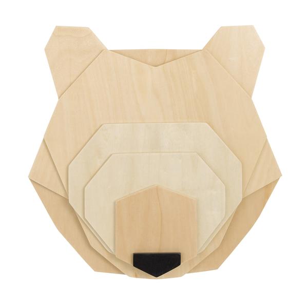 Little Love by NoJo Wood Layered Bear Wall Decor