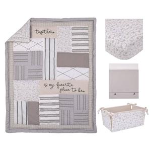 NoJo Together is Better 4pc. Crib Bedding Set alternate view
