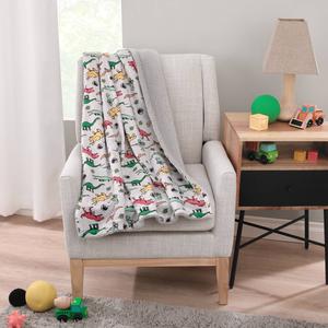NBC Jurassic World Sherpa Baby Blanket alternate view