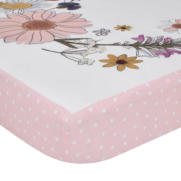 NoJo Keep Blooming Photo Op Fitted Crib Sheet alternate view