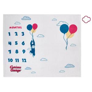 NBC Curious George Milestone Baby Blanket