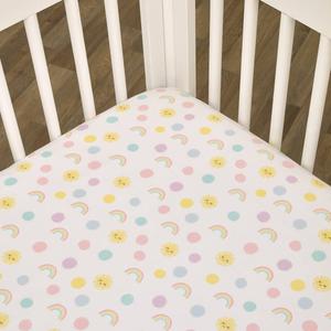NoJo Happy Days Fitted Crib Sheet alternate view