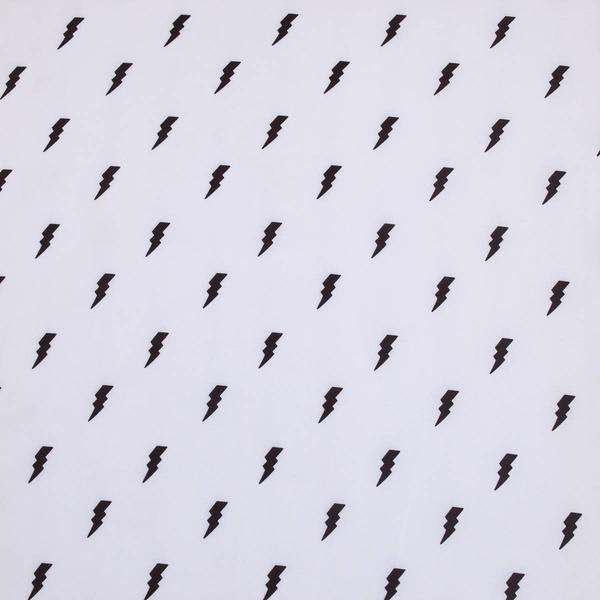 NoJo Lightning Bolt Print Crib Sheet alternate view