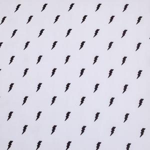 NoJo Lightning Bolt Print Crib Sheet alternate view