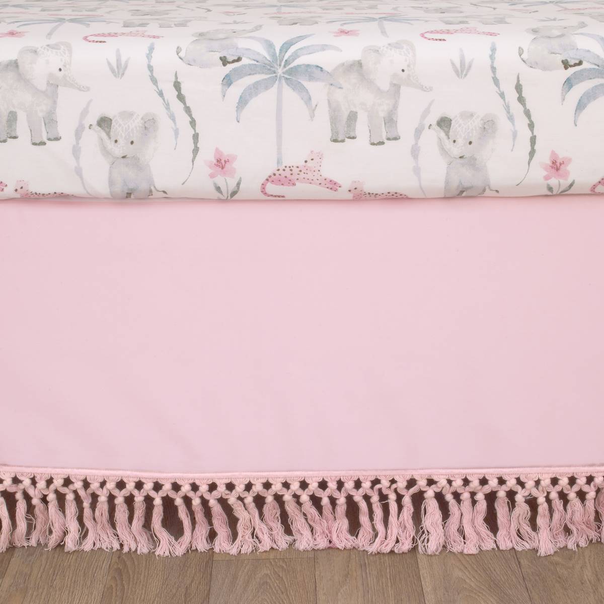 NoJo Tropical Princess 4pc. Crib Bedding Set