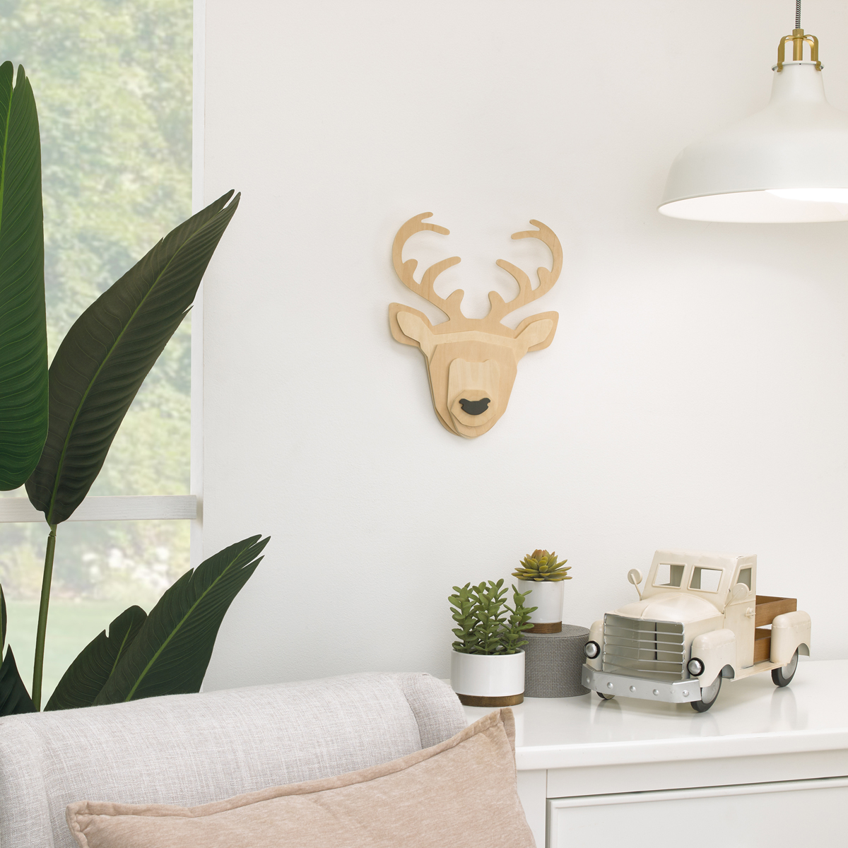 Little Love By NoJo Wood Layered Deer Wall Decor