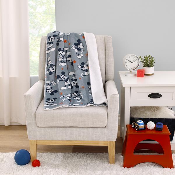 Disney Mickey Mouse Sherpa Baby Blanket alternate view