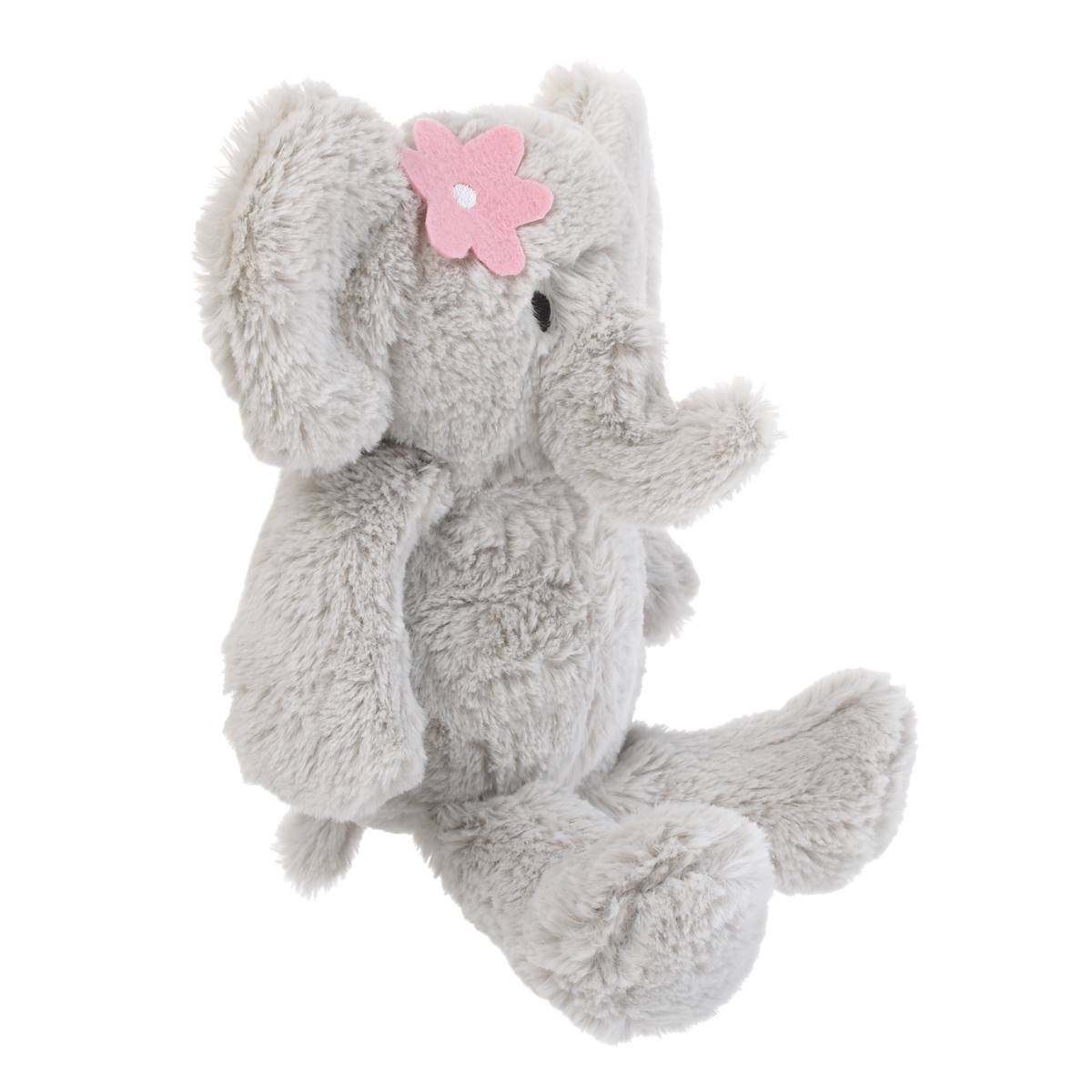 Carters(R) Floral Elephant Grey Plush Stuffed Animal