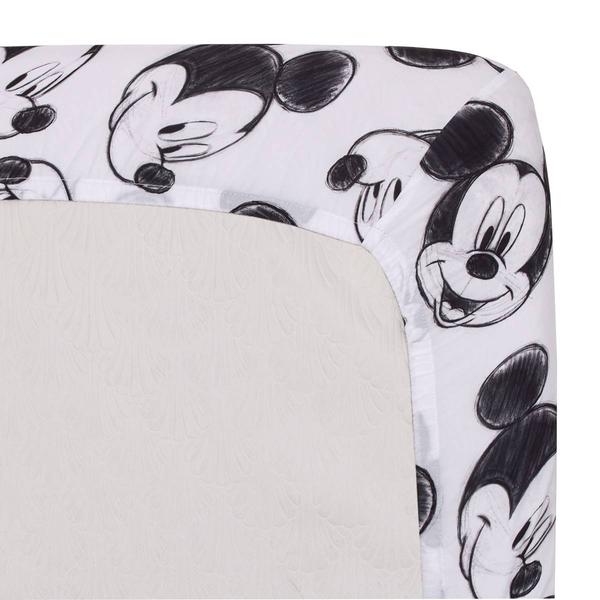 Disney Mickey Mouse Mini Fitted Crib Sheet alternate view