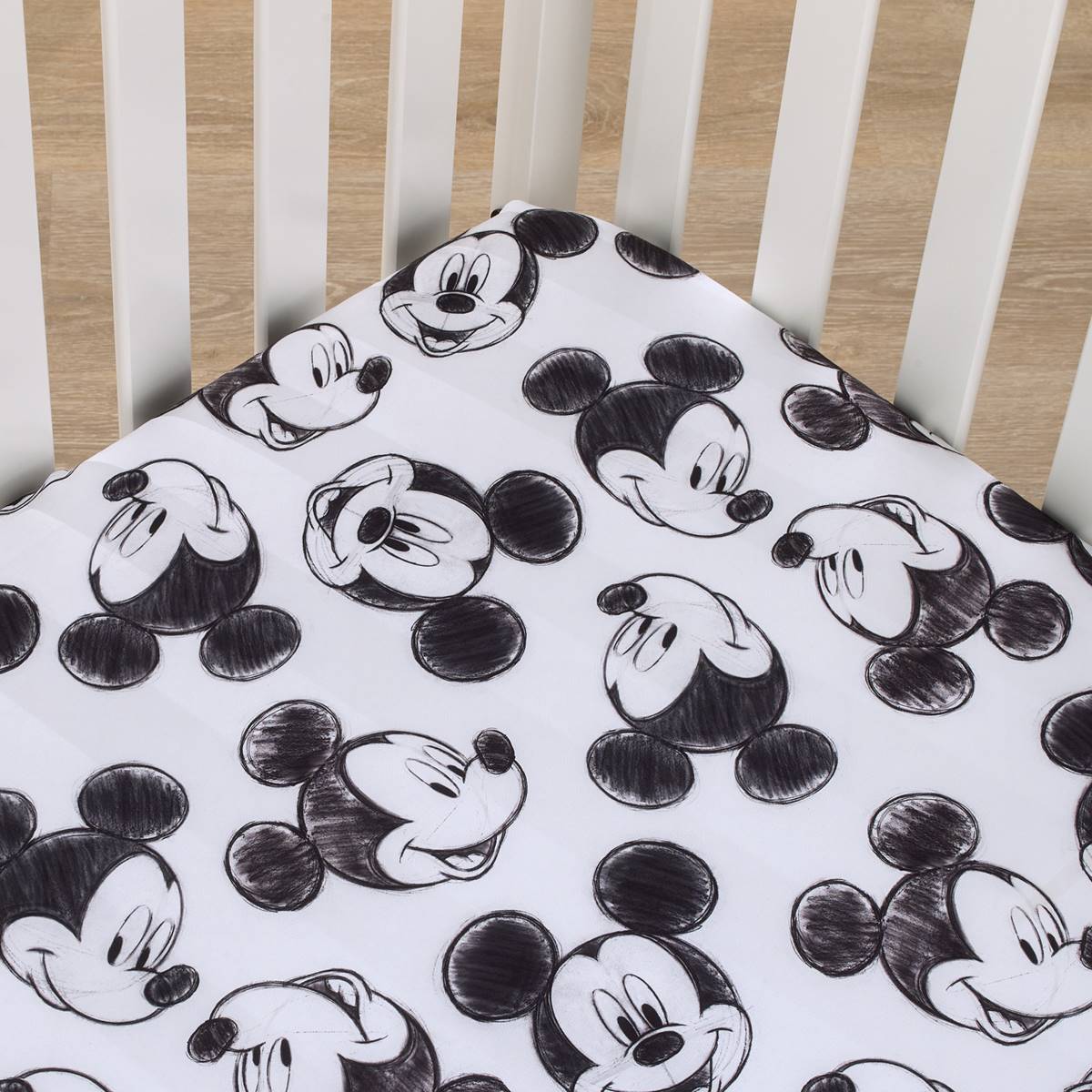 Disney Mickey Mouse Mini Fitted Crib Sheet