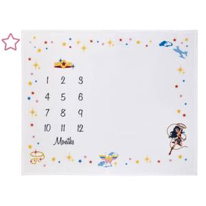 Warner Bros. Wonder Woman Milestone Baby Blanket alternate view