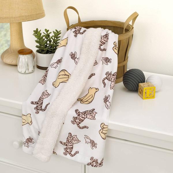 Disney Classic Pooh Hunny Fun Super Soft Baby Blanket