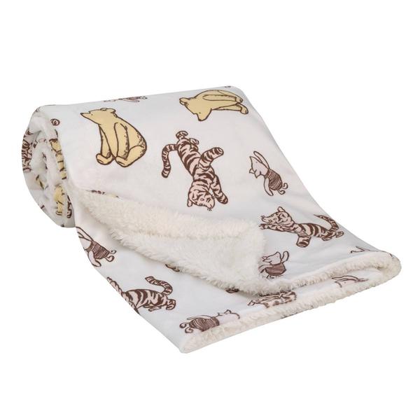 Disney Classic Pooh Hunny Fun Super Soft Baby Blanket alternate view