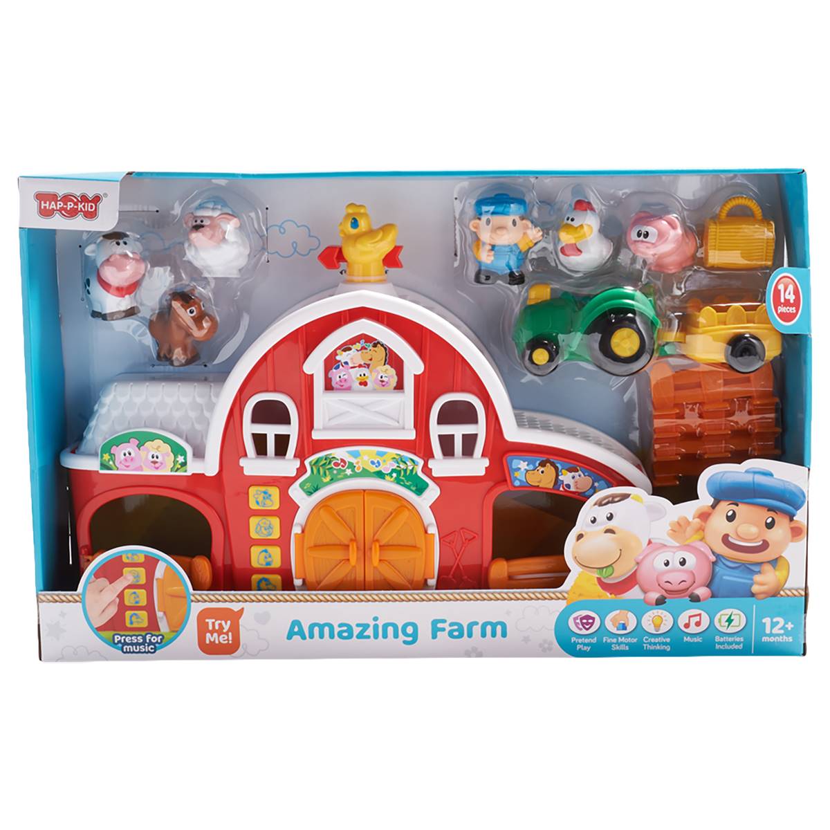 Hap-P-Kid Amazing Farm Playset