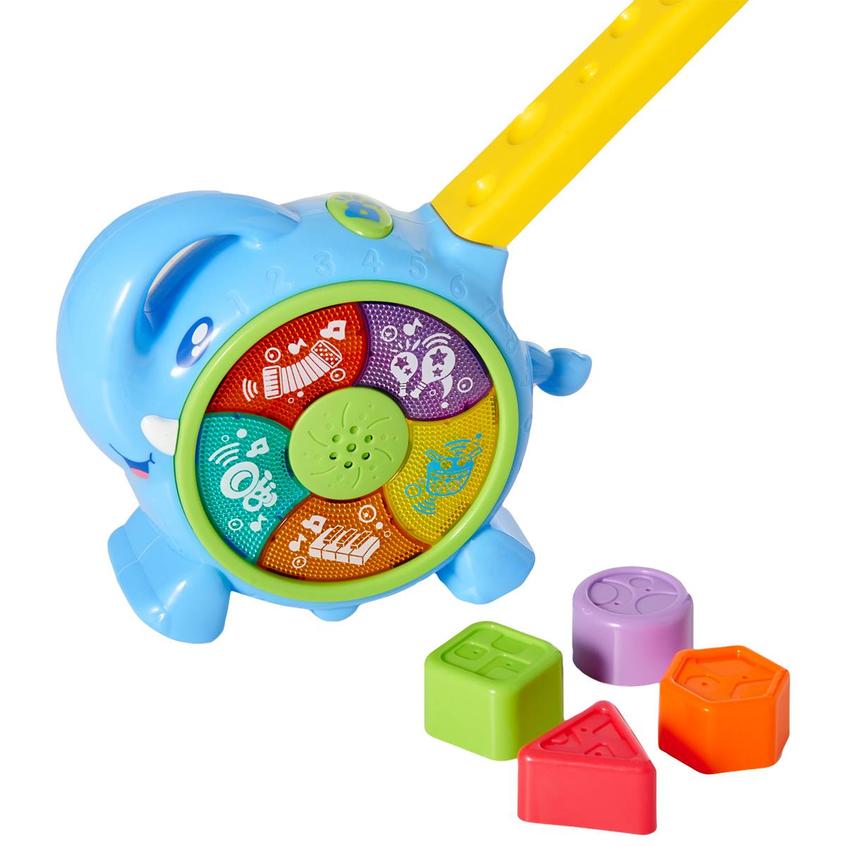 Hap-P-Kid Push N' Glow Elephant