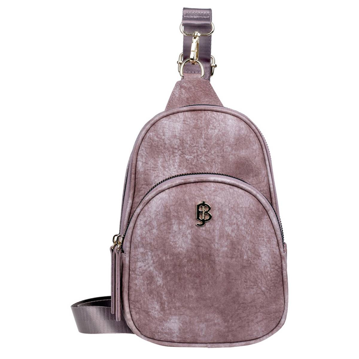 Buxton Vegan Leather Sling Backpack