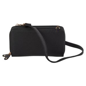 Womens Buxton Ultimate Organizer Solid Crossbody Wallet