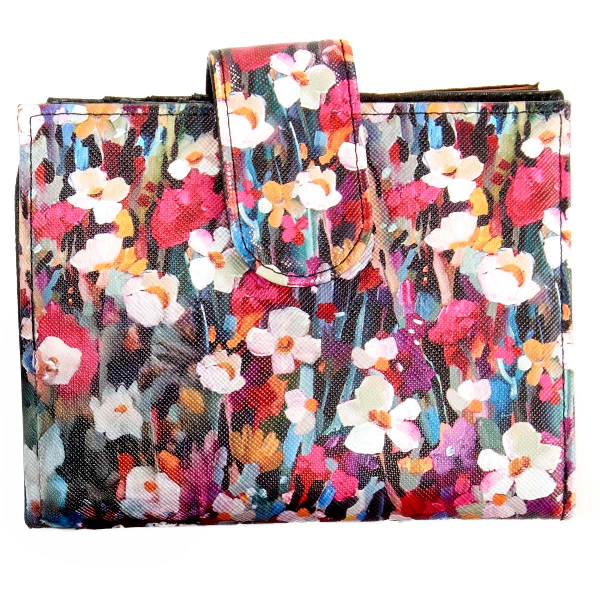 Buxton Lexington Floral Snap Wallet
