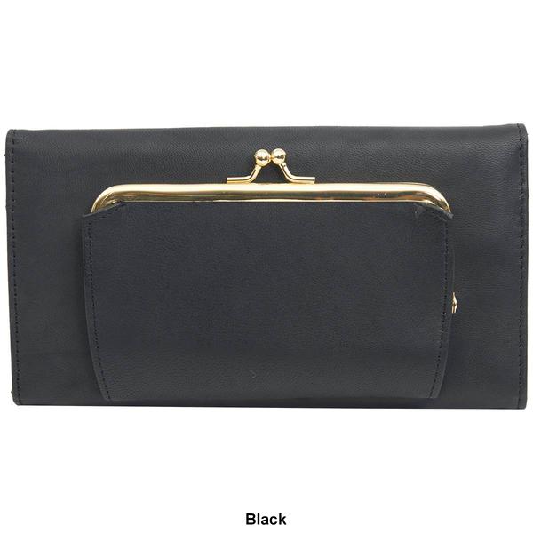 Womens Buxton Solid Organizer Wallet alternate view