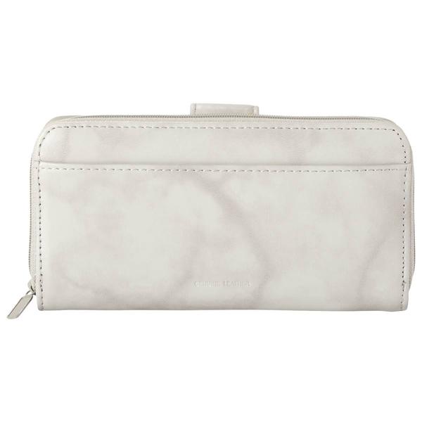 Womens Buxton Solid Checkbook Wallet - Grey alternate view