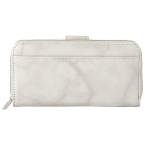 Womens Buxton Solid Checkbook Wallet - Grey alternate view