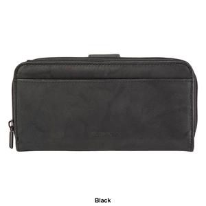 Womens Buxton Solid Checkbook Wallet with Snap Tap Closure alternate view