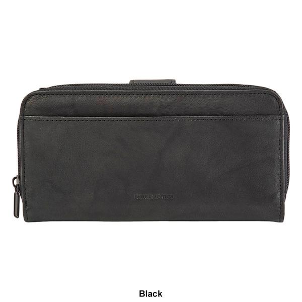 Womens Buxton Solid Checkbook Wallet with Snap Tap Closure alternate view