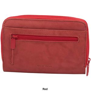 Womens Buxton Solid Double Zip Indexer Wallet alternate view