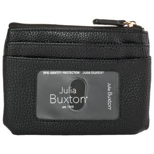 Womens Buxton Large Solid ID Coin Wallet