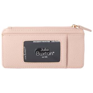 Womens Buxton Solid Thin Card Case Wallet