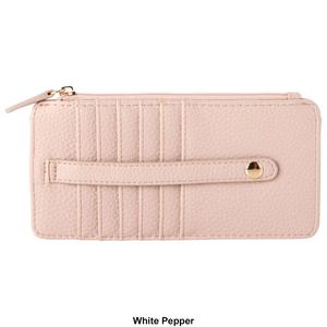 Womens Buxton Solid Thin Card Case Wallet alternate view