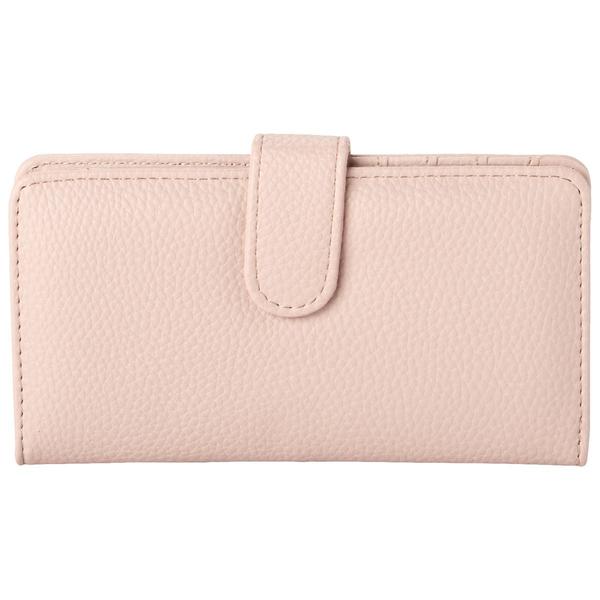 Womens Buxton Solid Checkbook Keeper Wallet