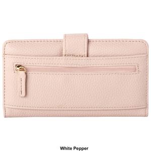 Womens Buxton Solid Checkbook Keeper Wallet alternate view