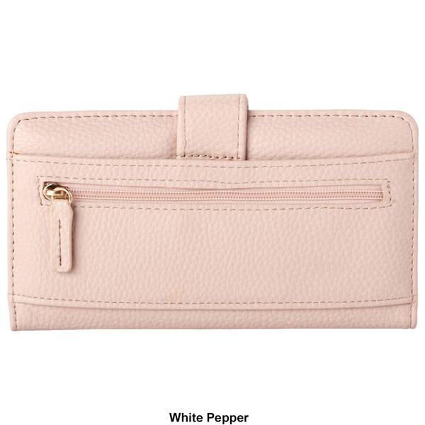 Womens Buxton Solid Checkbook Keeper Wallet alternate view