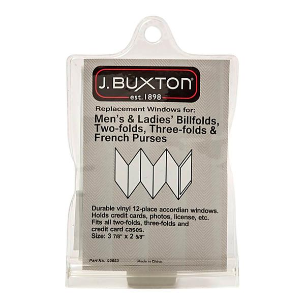 Unisex Buxton Wallet Inserts Replacement Windows