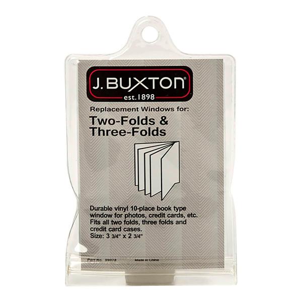 Womens Buxton Wallet Inserts 10-Place Replacement Windows
