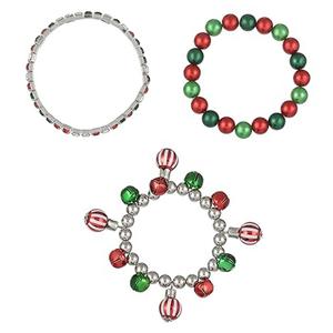 Christmas 3pc. Charm Bracelet Set