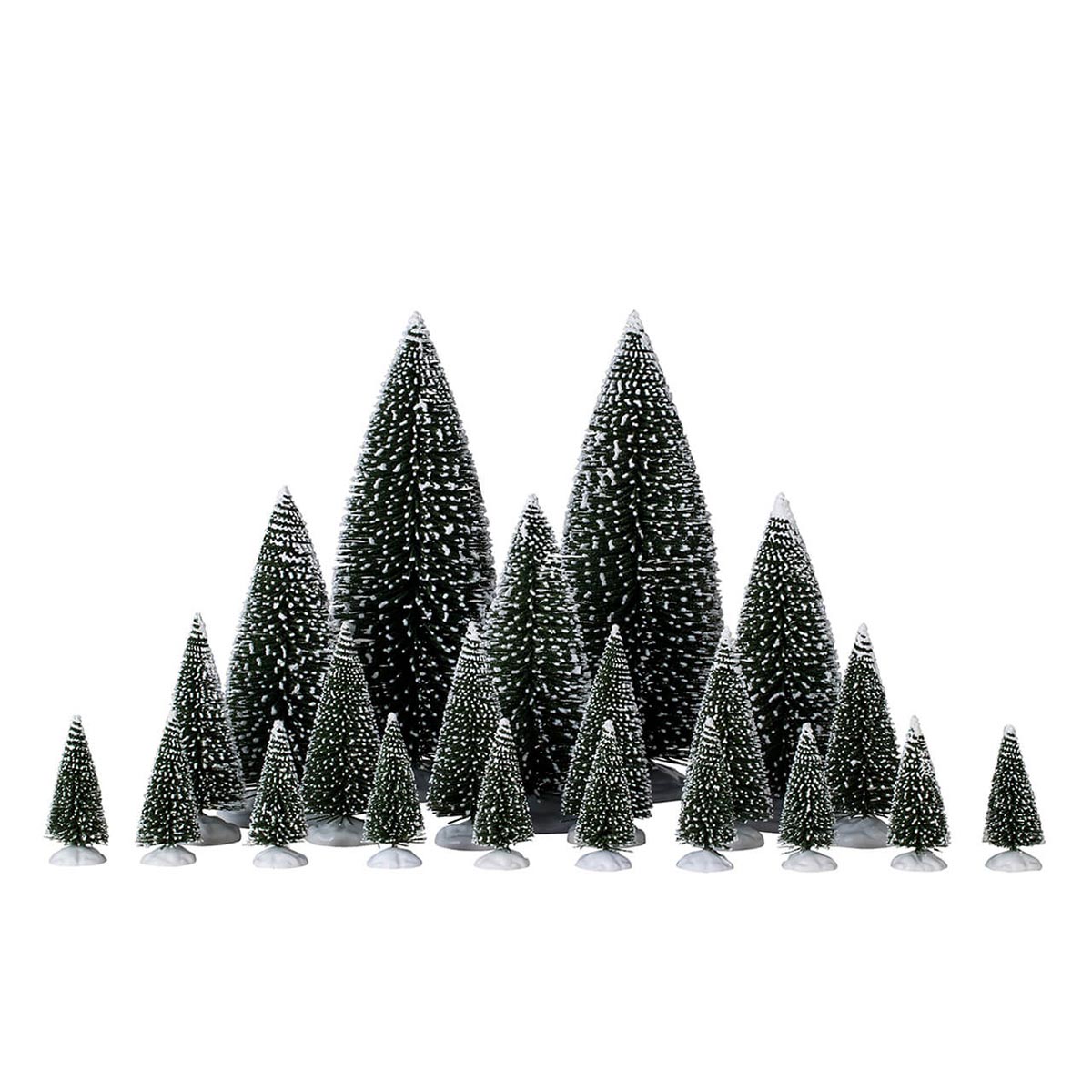 Lemax Assorted Pine Trees - Set Of 21