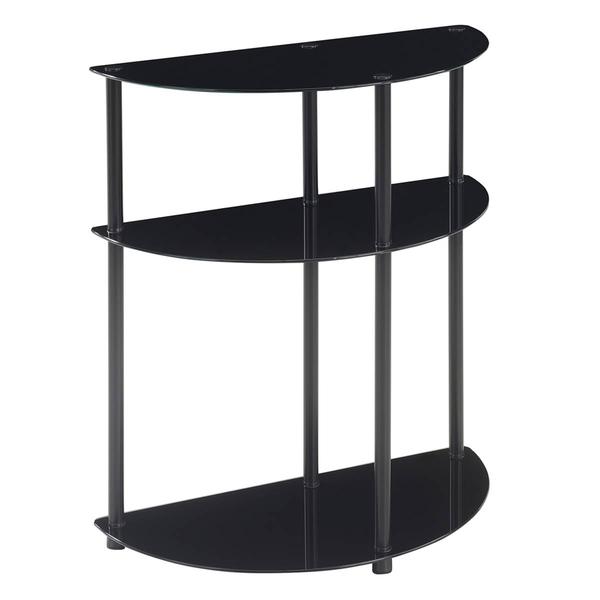 Convenience Concepts Designs2Go 3 Tier Half-Circle Hall Table