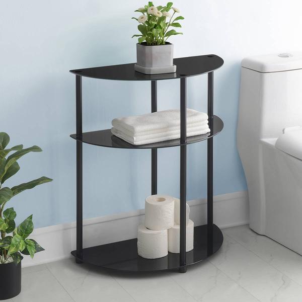 Convenience Concepts Designs2Go 3 Tier Half-Circle Hall Table alternate view