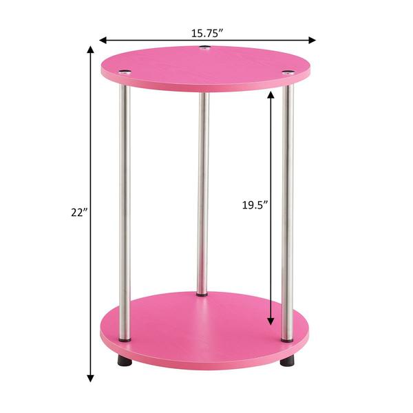 Convenience Concepts Designs2Go Round End Table alternate view