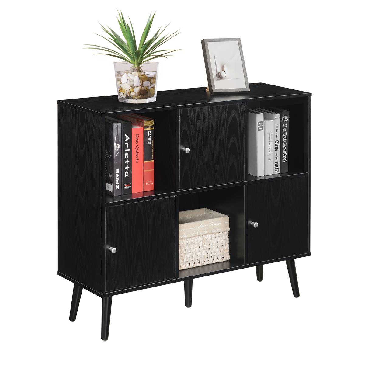 Convenience Concepts Xtra Storage 3-Door Cabinet Console Table