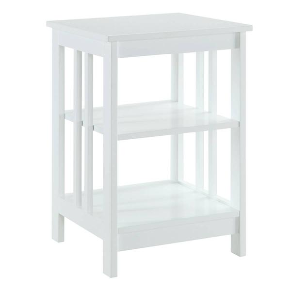 Convenience Concepts Mission End Table w/ Shelves