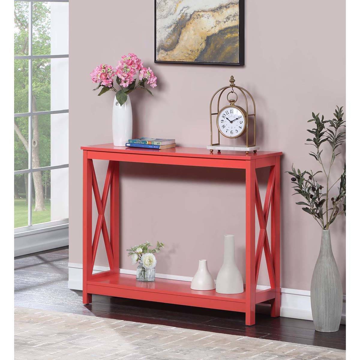 Convenience Concepts Oxford 2-Tier Console Table