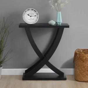 Convenience Concepts Newport Criss-Cross Console Table alternate view